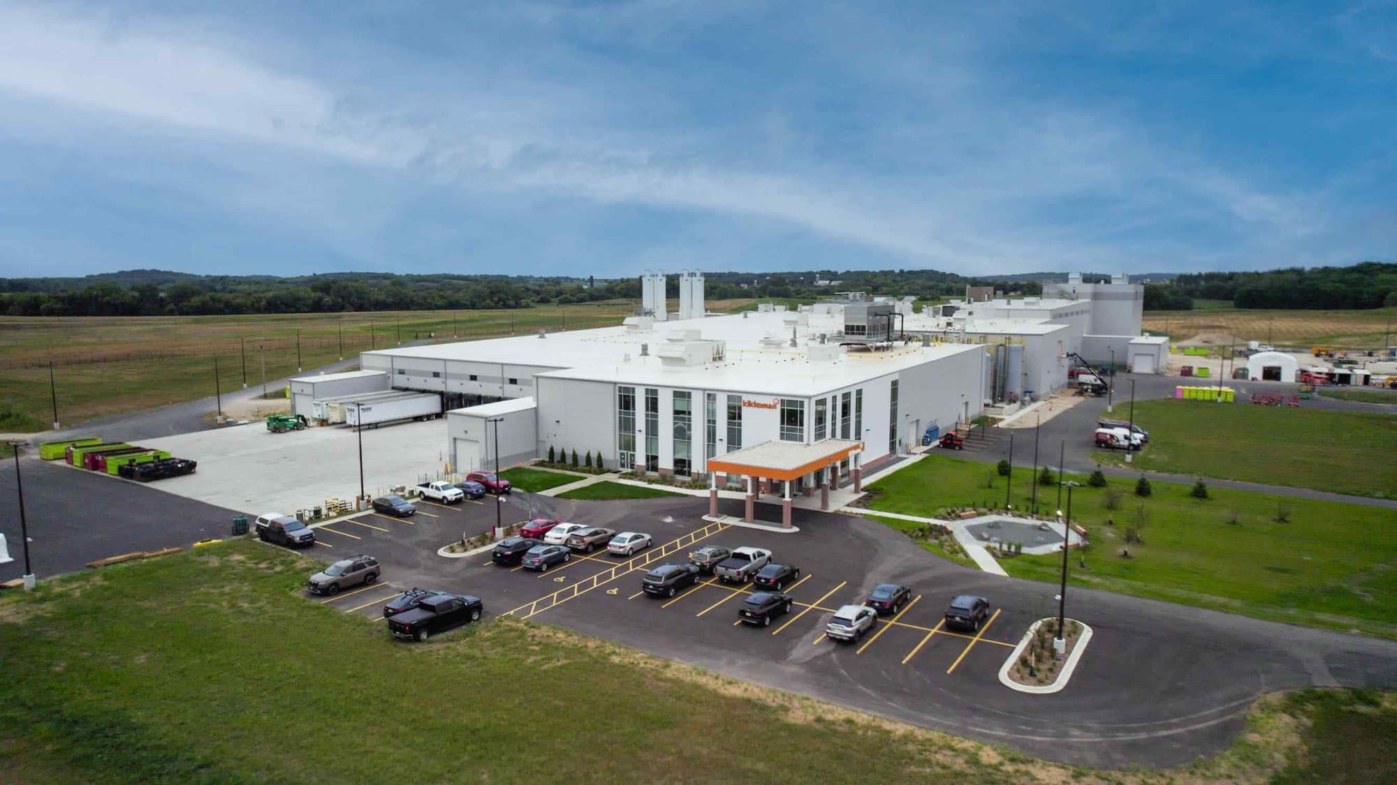 Aerial of Kikkoman’s new Jefferson, Wisconsin soy sauce plant